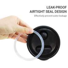 2个宽口梅森罐防漏盖，可重复使用塑料盖，带翻盖嘴，适用于饮料、沙拉酱、调味汁 - 查看 4