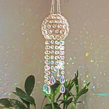Gold Plated Crystal Hanging Ornament, Suitable For Window Sills And Gardens, Can Be Used For Indoor And Outdoor Decor And Parties - A - View 9