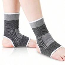 1双吸湿排汗柔软踝部压缩袜，适合跑步、健身、徒步旅行和其他运动 - 彩色 - 查看 12