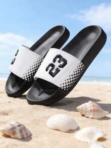 All Season Indoor Slippers, Couples Slippers, Campus Style Bathroom Slippers, Dormitory Slippers, Outdoor Beach Slippers - White - View 10