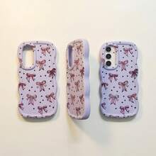 1个创意波点领结,可爱卡通蝴蝶结,粉色、蓝色、紫色可选,兼容三星A/S/FE/PLUS/ULTRA、//PRO/NOTE/POCO/X、苹果/XR/11/14/15/16/17、//HOT/PLAY/SPARK/POP/SMART、/RENO/、荣耀、/E/G/MOTO等手机壳 - 彩色 - 查看 5