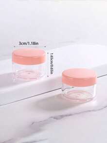 1/5/10/20个5克旅行装小瓶，适合居家和日常使用，旅行必备，带螺旋盖容器，适用于美容产品、精油、沐浴露/护发素/洗发水/洁面乳/洗手液/洗洁精/润肤露等。 - 粉色 - 查看 7
