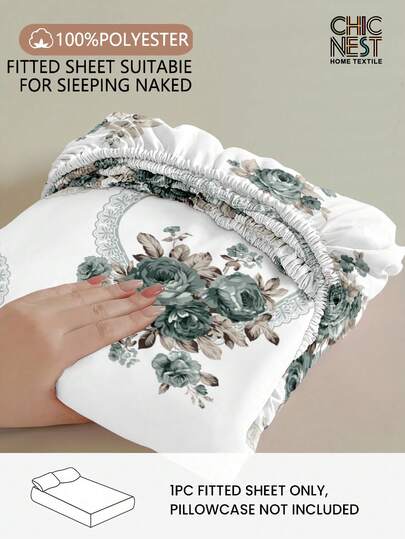 غطاء فراش مطابق بنمط وردة خضراء قلبية، واقي فراش بطراز ريفي أنيق، طازج وأنيق، مناسب لغطاء فراش عيد الحب، غطاء فراش ناعم ومنفذ للهواء، يناسب جميع المقاسات: توأم، كامل، ملكي، كبير، بجيب عميق 30 سم، مقاوم للتجعد ومنفذ للهواء للنوم الأفضل، مناسب للاستخدام في السكن الجامعي