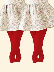 Quần legging cho bé gái 0-12 tuổi, quần tất khiêu vũ, quần legging ba lê, độ co giãn cao và mềm mại, quần tất nhung khiêu vũ cho trẻ em. - Nhiều màu - Xem 15