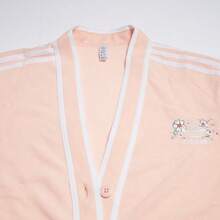 Adidas Women's Knitted Casual Jacket With Fleece Lining, Spring/Autumn - Ice Crystal Powder - View 2