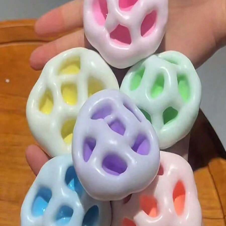 Super Fun Stress Relief Soft Dumplings, Can Use Pump To Suck Out Color Balls, Slowly Press It Will Rebound And Change Color. Handmade Dumplings Are Novel Toys, Suitable For Classroom Rewards, Office Entertainment, Birthdays, Festivals, Thanksgiving, Easter, Halloween And Christmas. Perfect Gift [Pump Not Included] - A - 查看 1