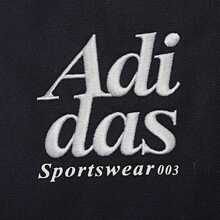 Adidas 男士宽松梭织休闲直筒裤 JE6109，适合春秋季穿着 - 傳奇墨水藍 - 查看 3