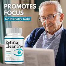 Original Retina Clear Pro Advanced Pills Capsule, Premium Formula, Natural Ingredients For Overall Eye Care Health & Balanced Healthy Vision| RetinaClear Pro| 60 Capsules Each Bottle (Pack Of 5) - 1 - Xem 6