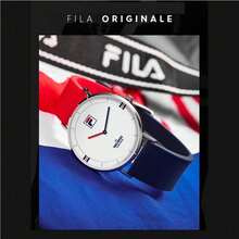 FILA ORIGINALE 撞色硅胶石英表 45mm 大表盘 30米防水 学生情侣运动腕表 - 均碼 - 查看 4