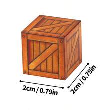 108块1英寸积木套装，STEM蒙特梭利玩具，适合幼儿，趣味搭建礼物，适合3岁以上男孩女孩 - 彩色 - 查看 6