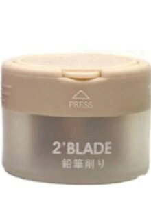 儿童粗细杆文具，双孔塑料削笔器带盖 - A - 查看 9