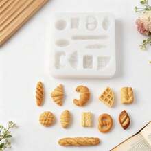 Silicone Mold For DIY Bread, Cookies, Clay, Resin Crafts - White - View 2