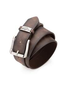 1pc New Buckle PU Leather Belt, Minimalist Casual Unisex Design, Suitable For All Seasons Daily Wear Or Gift - BH1012 - View 19