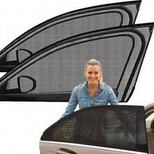 Lưới chống muỗi cho cửa sổ bên đa năng, tấm che nắng cho xe SUV, lưới chống muỗi, tấm che nắng, phụ kiện ô tô. - Rèm xe hơi - Xem 5