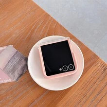 Compatible With Samsung Galaxy Z Flip 7 Phone Case, Minimalist Diamond-Shaped Transparent Phone Case, Phone Protection, Smooth Phone Case, High-Quality Material, Perfect Choice For Gifting Or Personal Use, Compatible With Samsung Galaxy Z Flip 6/Galaxy Z Flip 5/Galaxy Z Flip 4/3 - Multicolor - View 9