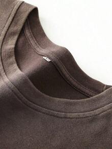 Hemo, Men's Vintage Distressed Los Angeles Graphic Oversized T-Shirt - 黃色 - 查看 5