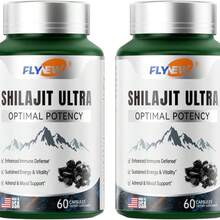 Himalayan Shilajit Supplement Capsules With Fulvic Acid & L-Arginine | Botanical Energy & Wellness Support | 60 Capsules (2 Bottles) - 2 瓶 - 查看 10