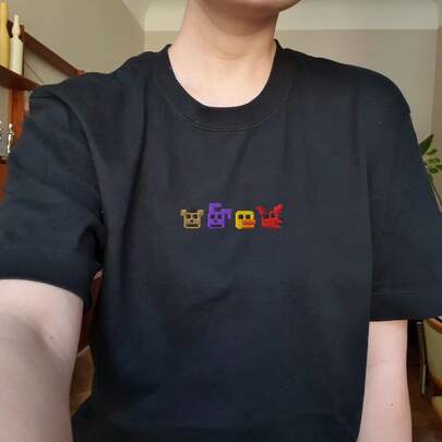 FNAF Plus Size Women's Basic T-Shirt - Casual Round Neck Short Sleeve Tee For Spring Summer Fall, Everyday Wear Top