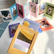 1/3pcs 3-Inch Magnetic Photo Frame, Suitable For Fujifilm Instax Camera Film, Decor For Office, Kitchen, Living Room, Bedroom, Valentine's Day, Birthday, Mother's Day Gift - Multicolor - View 6