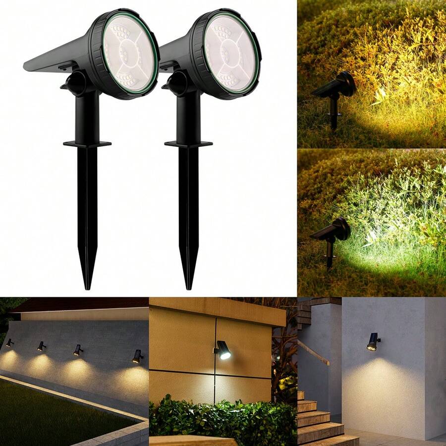 1pc/Box Solar LED Lawn Light, Outdoor Path Light, Suitable For Outdoor, Garden, Steps, Corridor, Yard, Solar Powered, Outdoor Decorative Landscape Lighting - Multicolor - View 1