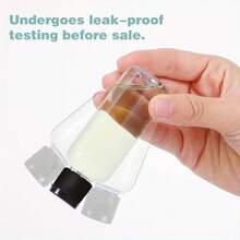 5个3.4盎司/100毫升旅行装带翻盖空瓶，适用于化妆品 - 黑色 - 查看 6