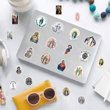 62 miếng dán hình Đức Mẹ Maria chất lượng cao, thích hợp dán lên sổ lưu niệm, nhật ký, laptop, cản xe, ván trượt, bình nước, máy tính, điện thoại. Những miếng dán này sẽ mang lại nhiều niềm vui cho cuộc sống của bạn, là món quà hoàn hảo dành cho người lớn. - Hình dán người trừu tượng - Xem 7