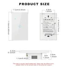 美规40A ZigBee智能热水器开关 – 8000W大功率，兼容Alexa/Smart Life/涂鸦智能，支持APP远程和语音控制，具备定时和倒计时功能，支持群组控制和共享，钢化玻璃面板，超薄9mm设计，背光开关，需搭配网关使用。 - 彩色 - 查看 4