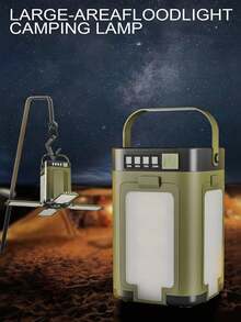 Multifunctional Foldable Solar Camping Lantern Flashlight With Power Bank Function, Waterproof Portable Tent Light For Camping Hiking, 4 Brightness Levels With Handle, Rechargeable Emergency Lighting - Solar Camping Lights - View 9