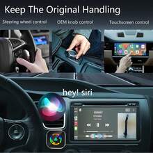 2026 Upgraded Wireless CarPlay Adapter, Mini USB Car Play Wireless Adapter For IPhone Android Apple, 2 In 1 Plug And Play Bluetooth Carplay - A - View 7