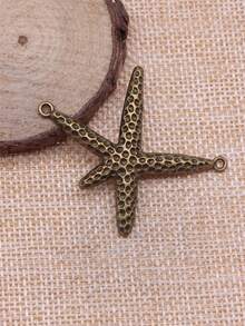 3pcs 40x33mm Starfish Connector Charms For DIY Bracelet Making Necklace Making Jewelry Making Handmade Craft Findings - Starfish Connector - View 4