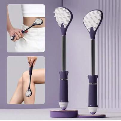 Upgraded Extendable Scratch Mate, Hands-Free Back Scratcher, Magnetic Bead Massage Scratcher For Elderly