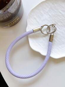 1pc Minimalist INS Style Short Braided 3-Strand Bracelet/Wristband - Multicolor - View 6