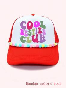 Cadena para sombrero Tucker, Cadena para sombrero Besties, Cadena para sombrero Mamá, Cadena para sombrero con cuentas navideñas, Cadena para sombrero del día del juego - color - Ver 39