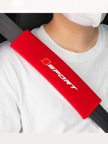 2Pcs Comfortable Car Seat Belt Cover - Soft Padded Shoulder Protector, Universal Size For Anti-Chafing, Auto Safety Belt Pad For All Vehicles - A - View 2