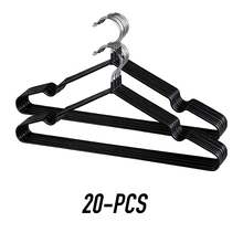 BKFUN 100/60/40/30/20/10/1pc Non-Slip Metal Hangers With Bump-Free Design, No Marks Or Shoulder Bumps, Durable For Daily Use | Protects Clothes From Slipping | Modern Closet Accessories - View 14