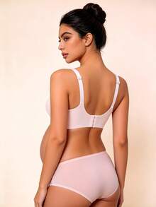 3pcs Maternity Nursing Bras With Front Closure, Comfortable Nursing Bras - Multicolor - View 2