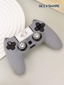 GeekShare 4pcs Cat Claw Silicone Game Controller Protective Cover Set (1* Silicone Controller Skin + 1* Custom Sticker + 1 Pair Thumb Grips) - View 3