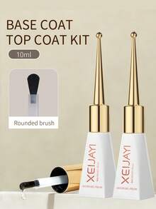 XEIJAYI 三层美甲灯护理套装，包含底油、亮油、哑光油、抛光海绵、脚趾分离器，DIY美甲套装 - 彩色 - 查看 3