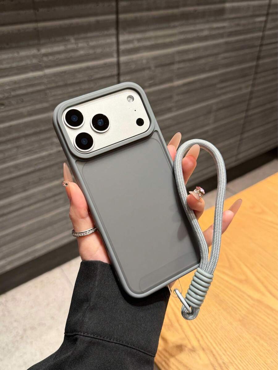 Móc khóa, dây đeo 1 chiếc màu xám ngắn, dây đeo mềm mại, mờ trong suốt, tương thích với iPhone 17, 17 Pro, 17 Air, 17 Pro Max, 11, 11 Pro, 11 Pro Max, 12, 12 Pro, 12 Pro Max, 13, 13 Pro, 13 Pro Max, 14, 14 Pro, 14 Plus, 14 Pro Max, 15, 15 Pro, 15 Plus, 16, 16 Pro, 16 Pro Max, 16 Plus