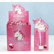 Tinte temporal para el cabello: Disponible en varios colores y tamaños, 50 ml por botella, opciones de 1 pieza o 12 piezas disponibles, tinte para el cabello que cambia de color. - Rosa - Ver 3