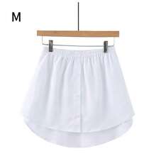 1件装弹性腰围延长器，女士衬衫延长器，可调节多层假裙摆延长器 - 白色 - 查看 11