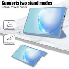 Compatible With Honor Pad X9a 2025/X9 Pro 2024/2025/ V9 2025/X8a 2024/X9 2023/X8 Pro/T 10 Tablet Cases. Features Cellular-Patterned Cooling Back Panel, Drop Protection, Ultra-Thin Design, Smart Kickstand, And Auto-Wake Functionality. - Blue - View 5