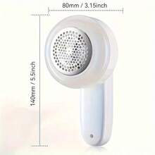 1pcs Lint Remover, Fabric Lint Remover, Lint Remover, Clothes Cleaner, Household Lint Remover For Sweaters, Sofas, And Other Fabrics. - 1 tay cầm + 1 đầu cắt - Xem 2
