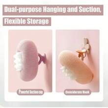 1PC Pink Silicone Facial Cleansing Brush – Electric Rotating Exfoliating Face Scrubber With Soft Bristles For Deep Pore Cleaning & Skin Renewal, Waterproof Rechargeable Skincare Tool For Daily Makeup Removal, Features Hundreds Of Delicate Silicone Bristles That Create Rich Lather While Gently Removing Dead Skin Cells, Strong Suction Base Adheres Firmly To Shower Walls For Convenient Storage, Ideal Gift For Friends Family Children Partners During Birthday Christmas Thanksgiving Holiday Seasons - 多色 - 查看 6