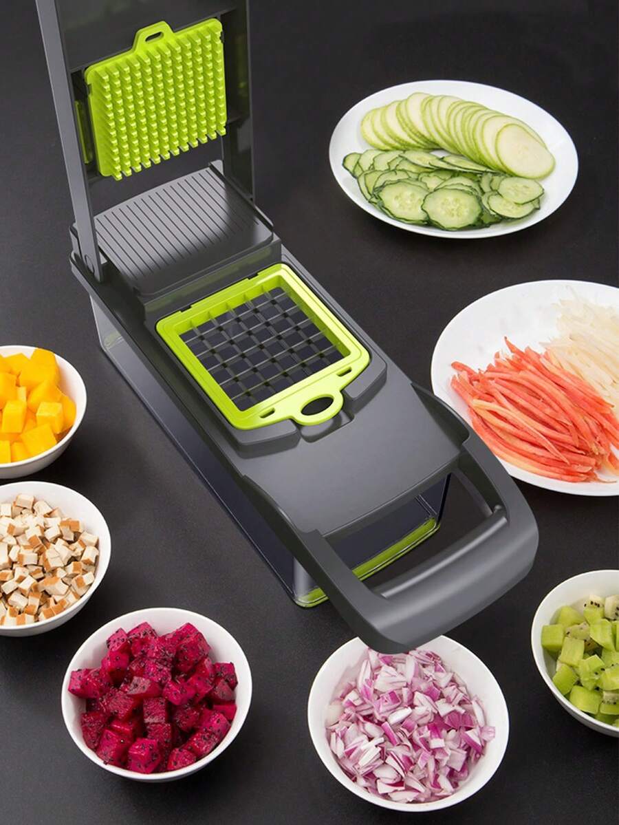 Multifunctional Vegetable Chopper - Pro Food Dicer, Slicer & Shredder For Potatoes, Carrots & Veggies