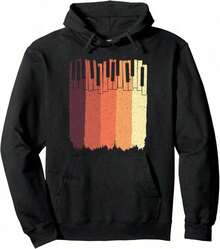 Piano Compatible - Musician And Pianist Hoodie - Black - View 7