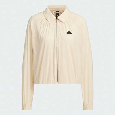 Adidas Damjacka med kort ståkrage, avslappnad, vår/höst IM8819
