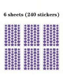 6 Gói/240 Miếng Dán Hình Ngôi Sao, Hình Dán Trang Trí Halloween và Giáng Sinh, Hình Dán Ngôi Sao Năm Cánh Nhiều Màu Sắc, Thích Hợp Cho Tiệc Tùng, Trang Trí Ảnh Ngày Lễ, Trang Trí Mặt (1 Tờ Mỗi Màu), Chỉ Dùng Để Trang Trí (Không Dùng Cho Mỹ Phẩm), Giá Rẻ, Trang Trí Phòng, Bàn Trang Điểm, Du Lịch, Phòng Ngủ, Phụ Kiện Trang Điểm (Có Thể Có Sự Khác Biệt Màu Sắc Do Sự Khác Biệt Lô Sản Xuất, Mong Quý Khách Thông Cảm.) - Nhiều màu - Xem 18