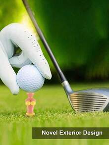 1 pieza Camiseta de golf, diseño de silueta de chica en bikini - y divertido - Multicolor - Ver 3