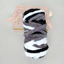 CLSUPER 500g/17.64oz/1.1lb Extra Thick Chenille Gradient Tie-Dye Yarn, Suitable For Arm Knitting, Beginner Handmade, Extra Thick Soft Giant Yarn, Suitable For Crochet And DIY Blankets, Multi-Color - Multicolor - View 30